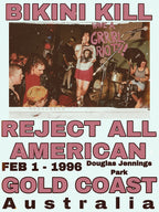 Bikini Kill Reject All American Gold Coast Shirt