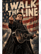 Johnny Cash I Walk The Line Shirt