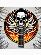 Heavy Metal Skull Guitar Metal Skull 5 Shirt
