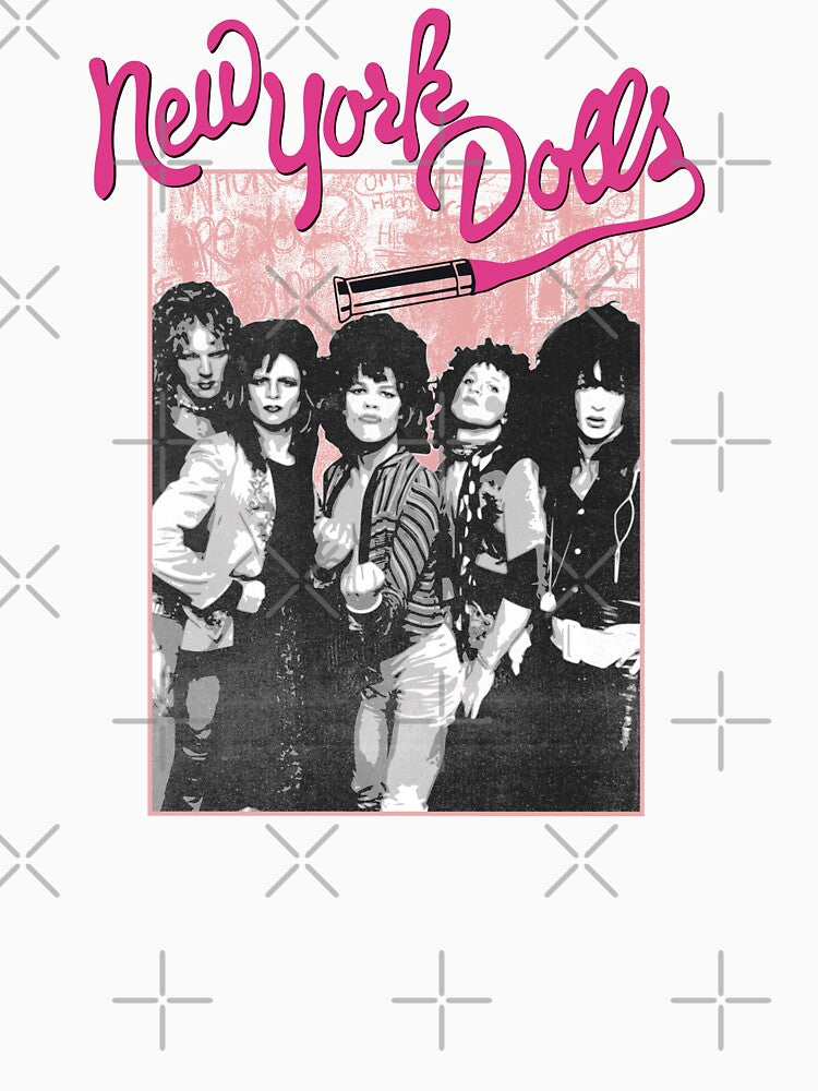 New York Dolls - Pink Graffiti Shirt