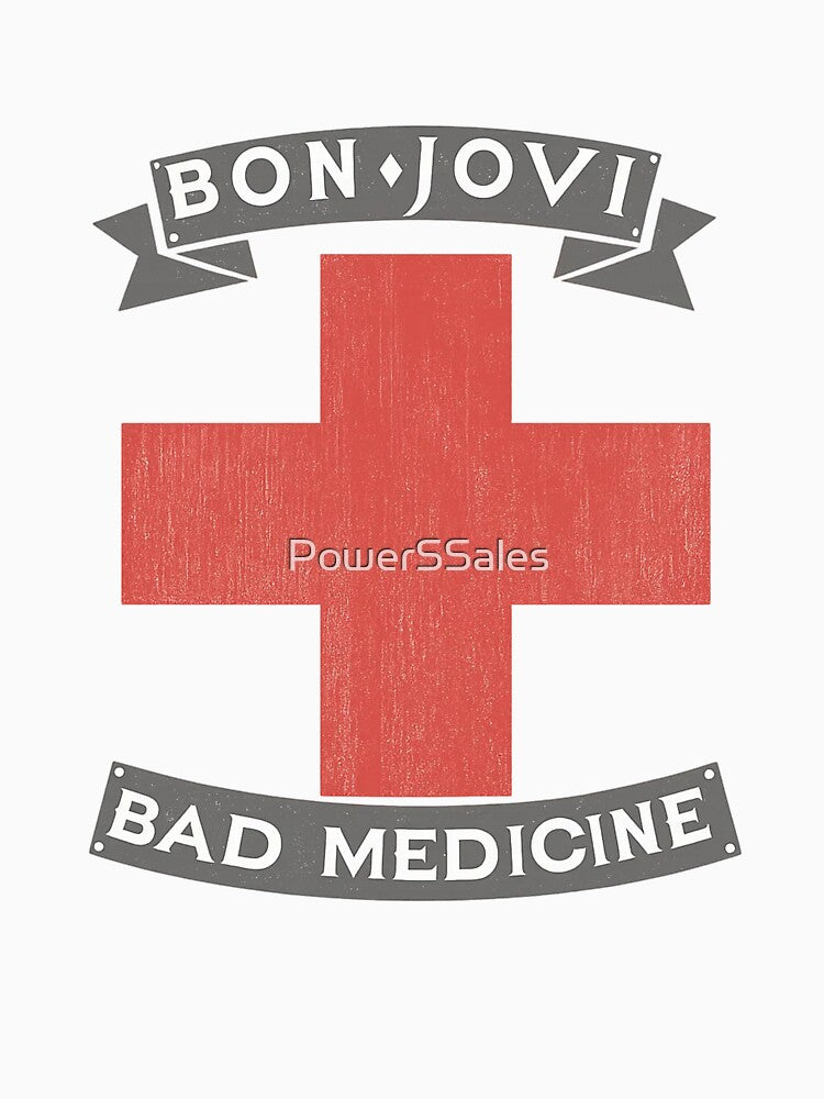 Bon Jovi Bad Medicine Cross Shirt