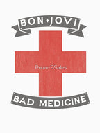 Bon Jovi Bad Medicine Cross Shirt