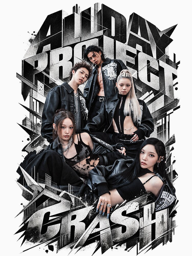 ALLDAY PROJECT Crash Metallic Chrome Group Art Shirt