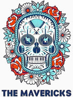 The Mavericks Sugar Skull Music Art By Limited Edition Shirt