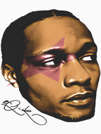 DJ Quik Big Face Illustration - Rapper Portrait Art Shirt