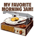 My Favorite Morning Jam Vinyl Record Breakfast Player Shirt