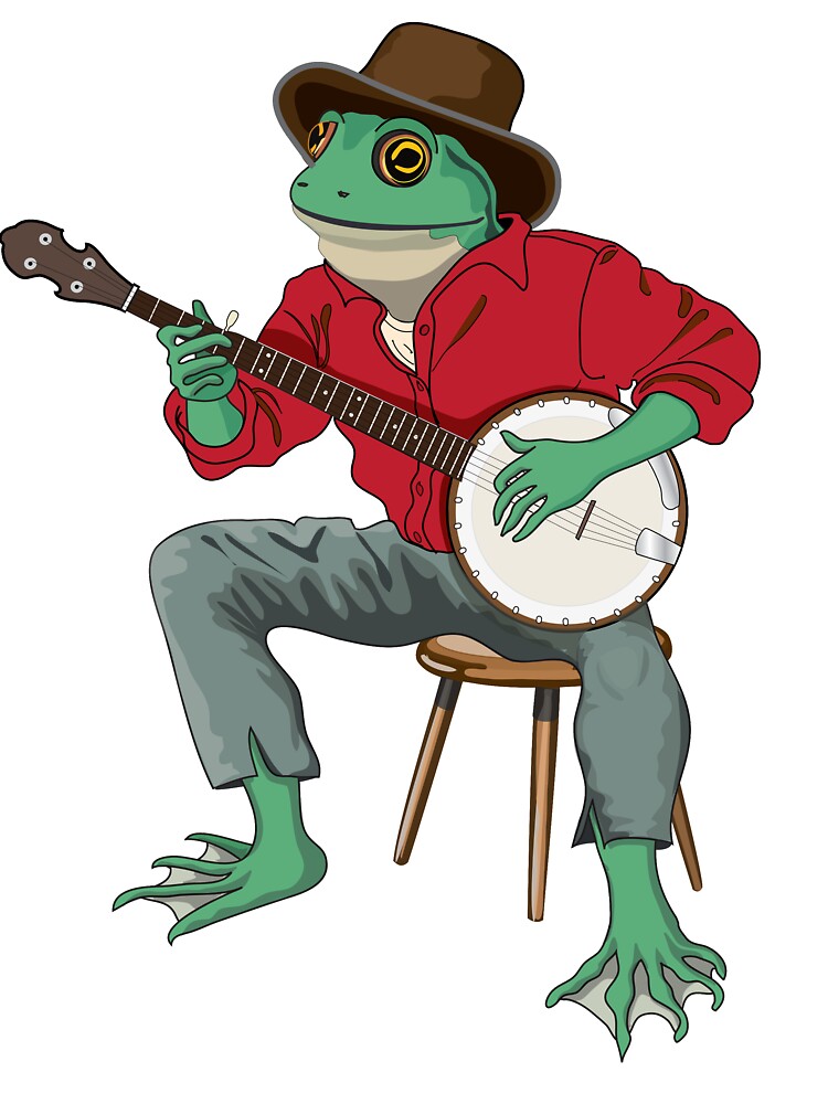 Banjo Playing Frog Shirt