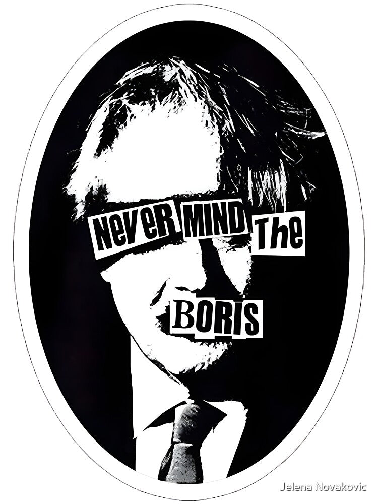 Never Mind The Boris Inspired Punk Rock Graphic Design Shirt