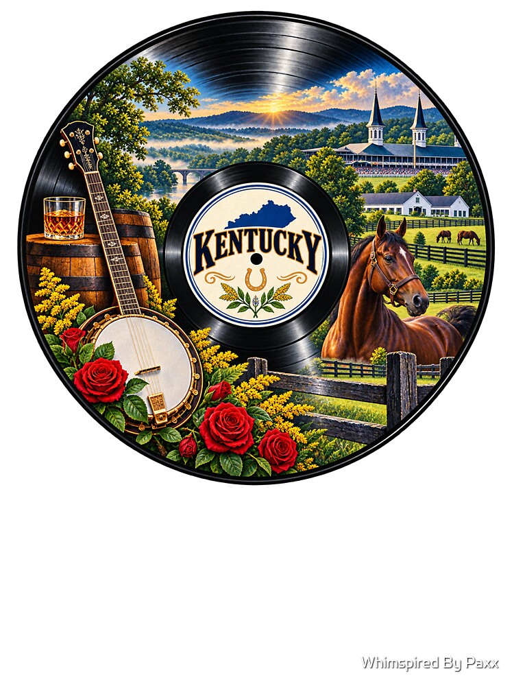 Kentucky Vinyl Record Shirt