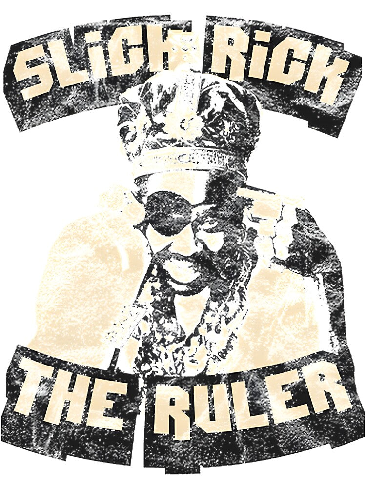 Slick Rick Old School Hip Hop Rap Legend Artwork Shirt