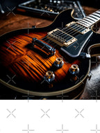 Guitar Digital Print Shirt
