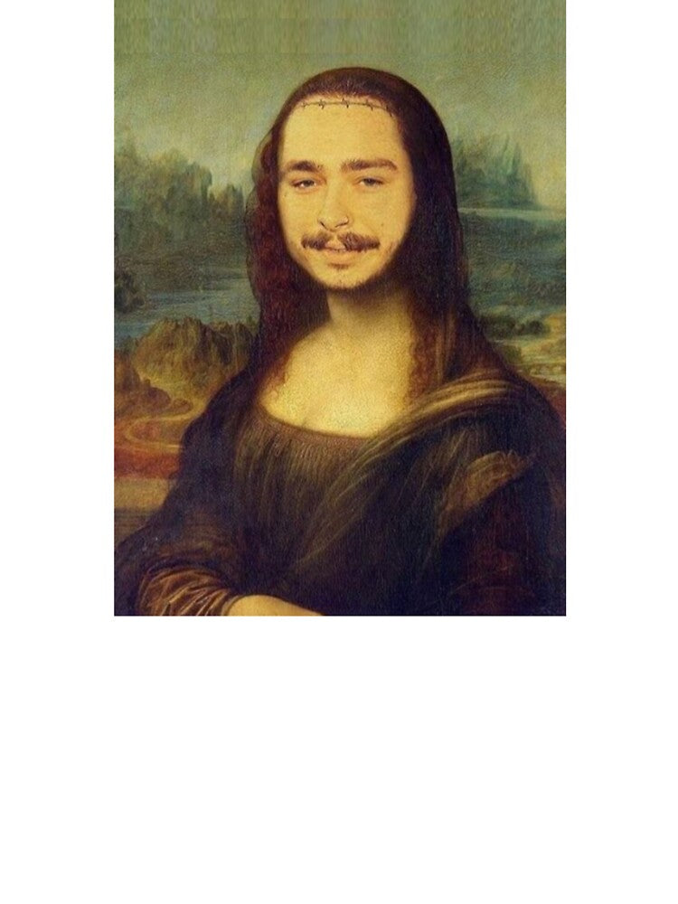 Post Malonalisa - Funny Mona Lisa Mash Up Shirt