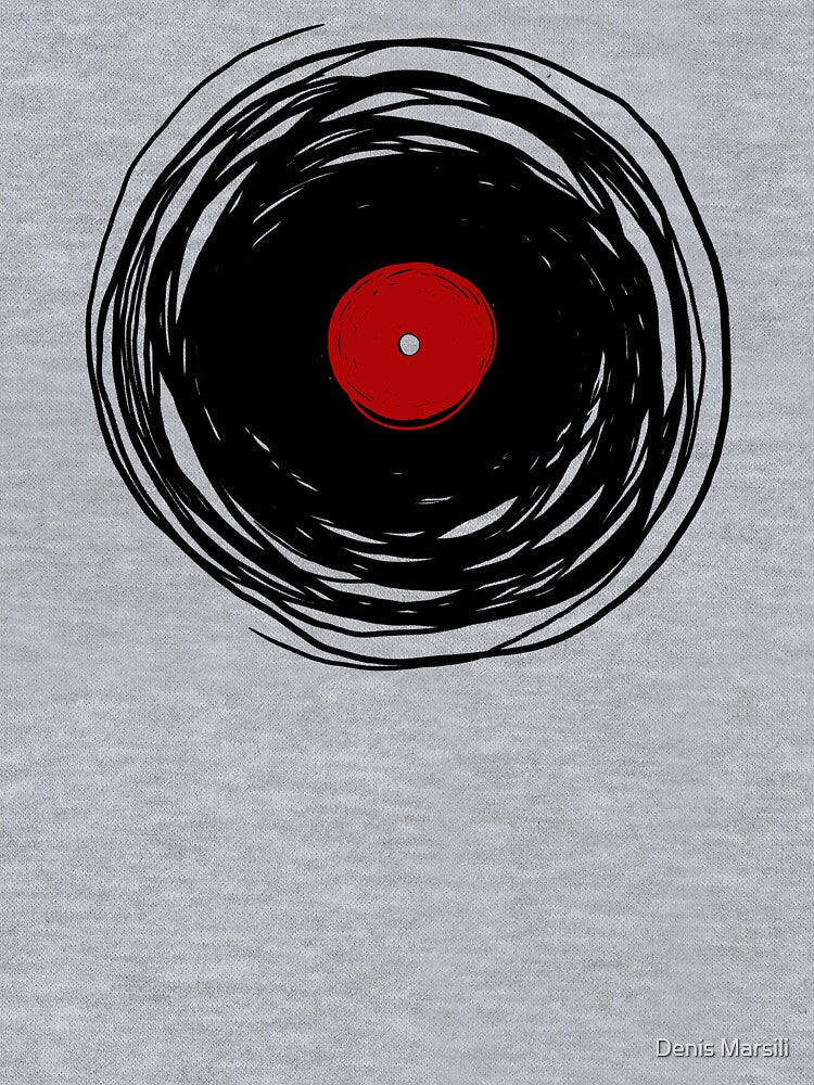 Spinning Within With A Vinyl Record Shirt