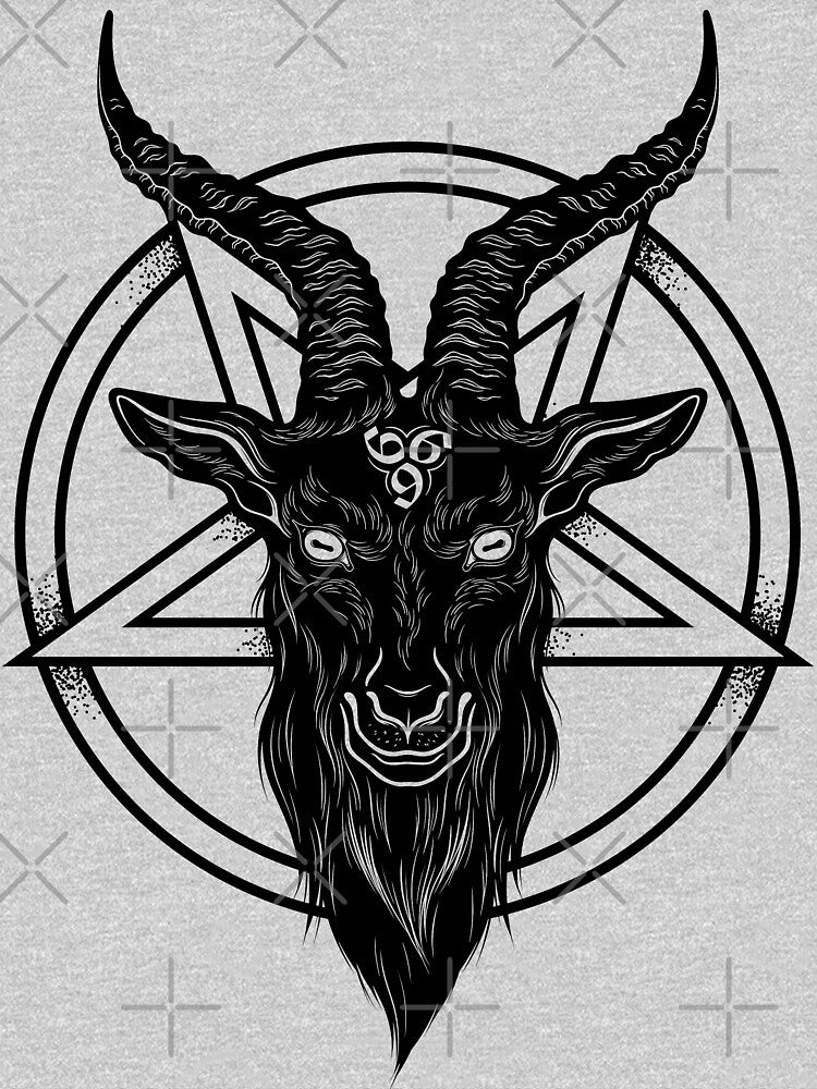 Black Baphomet Goat Shirt