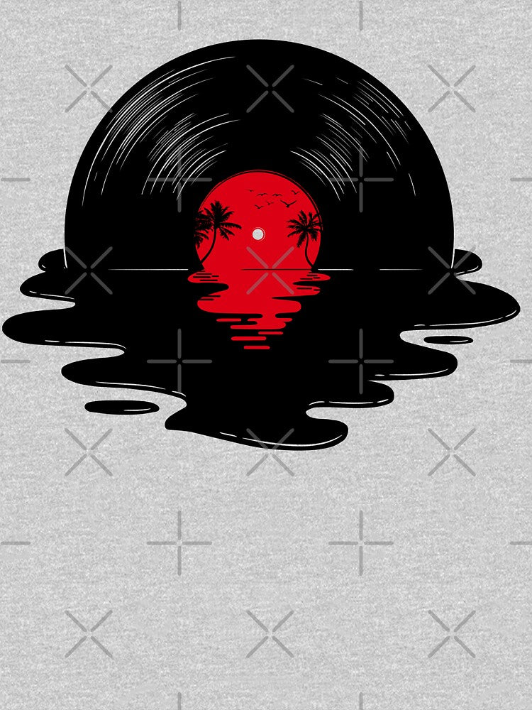 Melting Vinyl Record Shirt