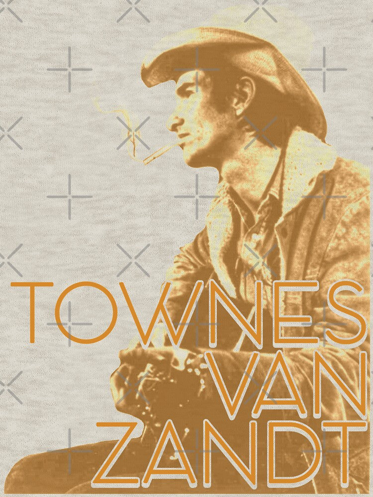 Townes Van Zandt - Live Is To Fly Retro FanArt Shirt