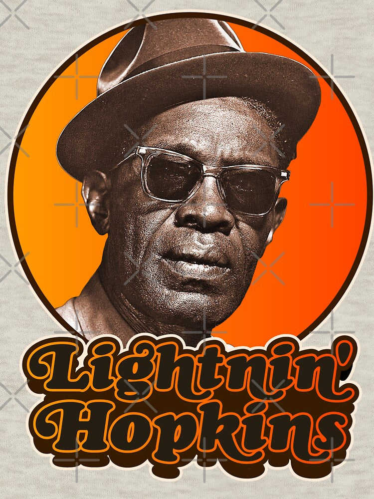 Retro Lightnin Hopkins Tribute Shirt