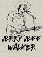 Jerry Jeff Walker Sketch Style Shirt