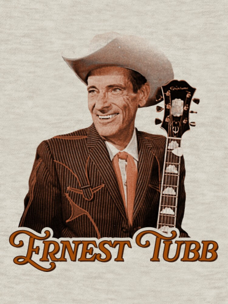 Country Music Ernest Tubb Sepia Country Honky Tonk Tribute Shirt