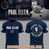 Remembering Paul Ellen - The Voice of Auburn Tshirt