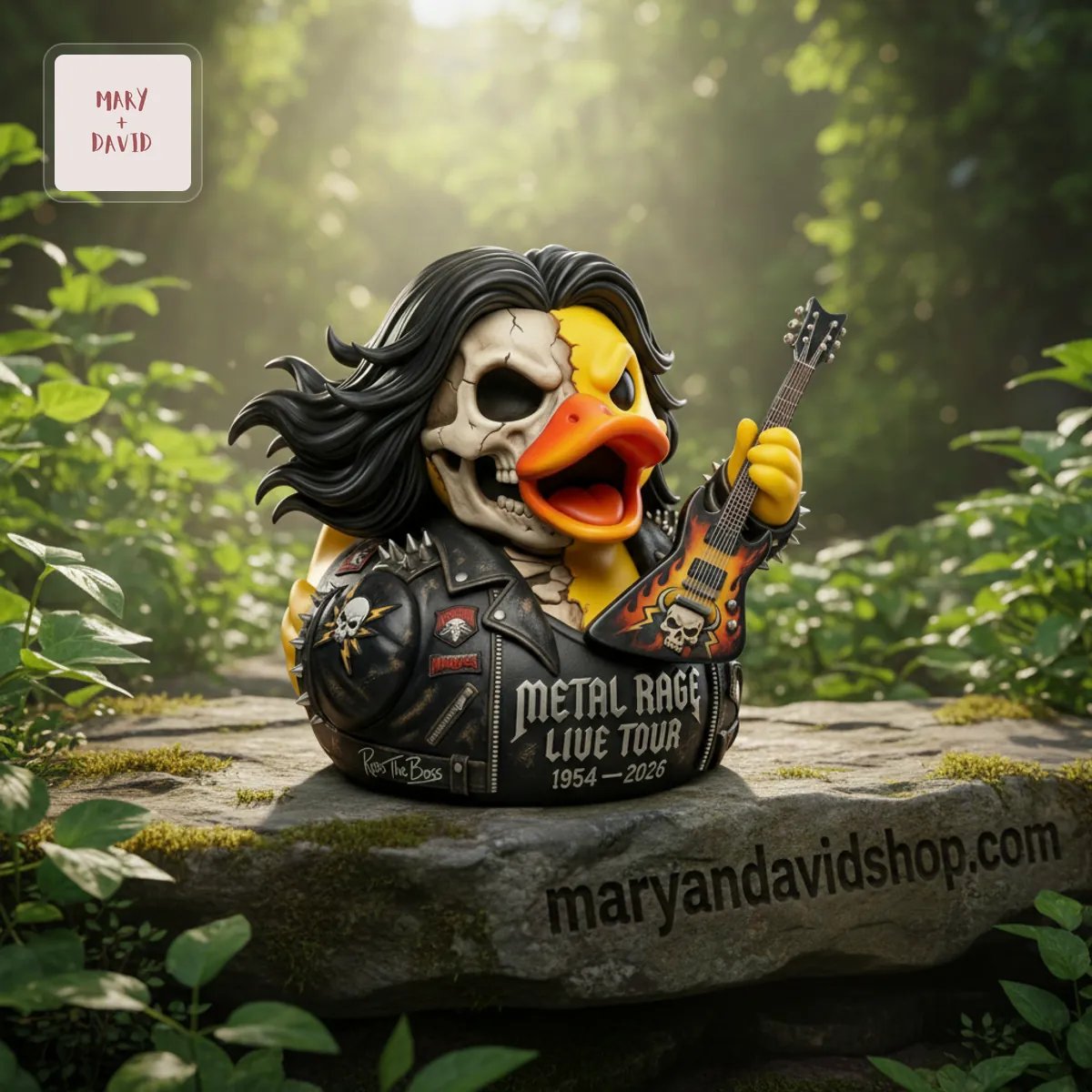 Ross The Boss Metal Rage Live Tour 1954-2026 Skull Rocker Rubber Duck