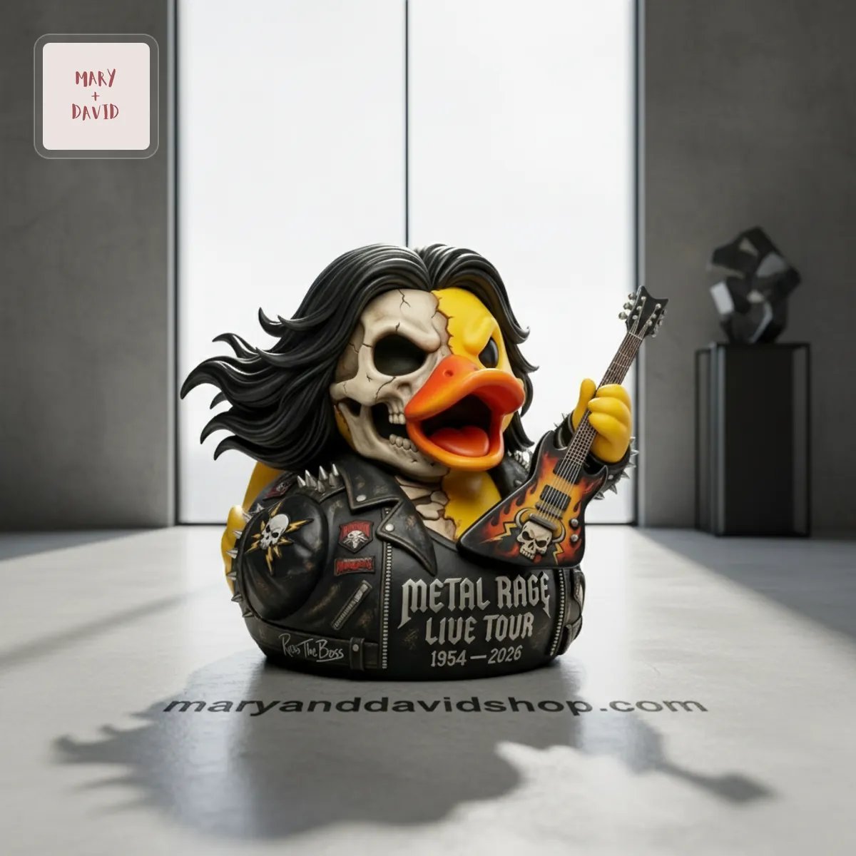 Ross The Boss Metal Rage Live Tour 1954-2026 Skull Rocker Rubber Duck
