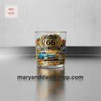 Route 66 100 Years Commemorative Whiskey Glass