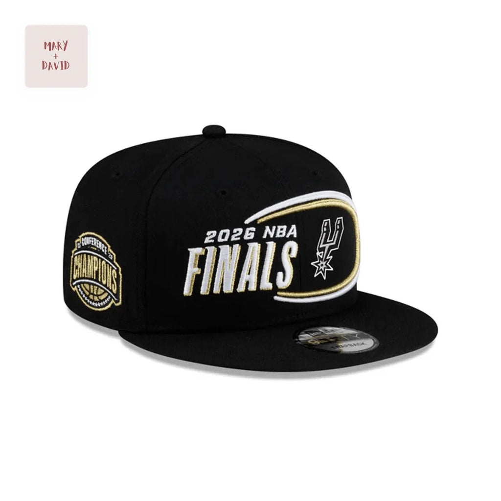 San Antonio Spurs 2026 NBA Finals Conference Champions Snapback Hat