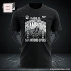 San Antonio Spurs 2026 Southwest Division Champions 3D T-Shirt