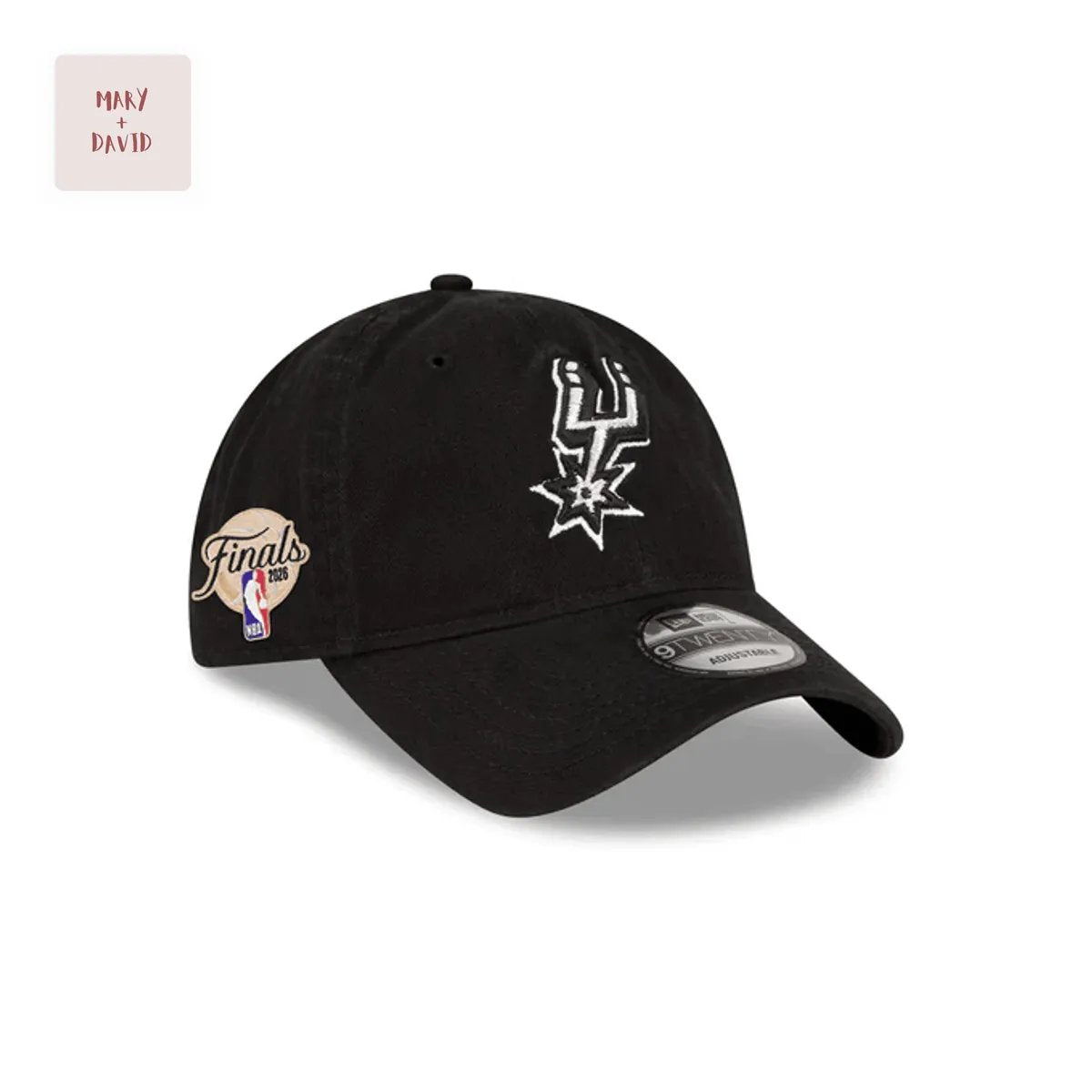 San Antonio Spurs NBA 2026 Finals Commemorative Black Baseball Cap