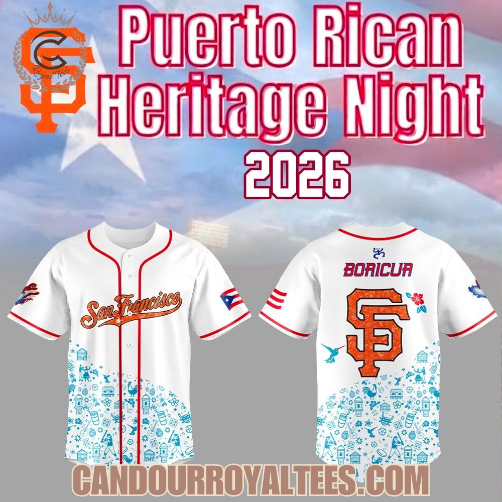 San Francisco Giants Puerto Rican Heritage Night 2026 Jersey