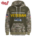 Seattle Seahawks 2025 Salute to Service Hoodie, Long Pants