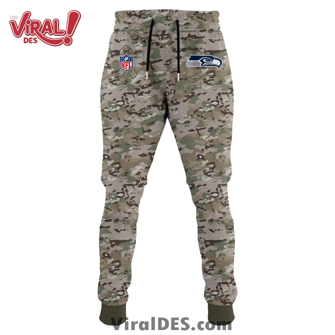 Seattle Seahawks 2025 Salute to Service Hoodie, Long Pants