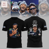 Seattle Seahawks Sam Darnold Middle Finger 3D T-Shirt