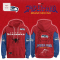 Seattle Seahawks Spider-Man 2026 Limited Edition Pullover Hoodie