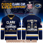 Sioux Falls Stampede 2026 USHL Clark Cup Champions Jersey