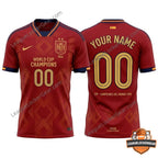Spain World Cup Champions 2026 Football Jersey