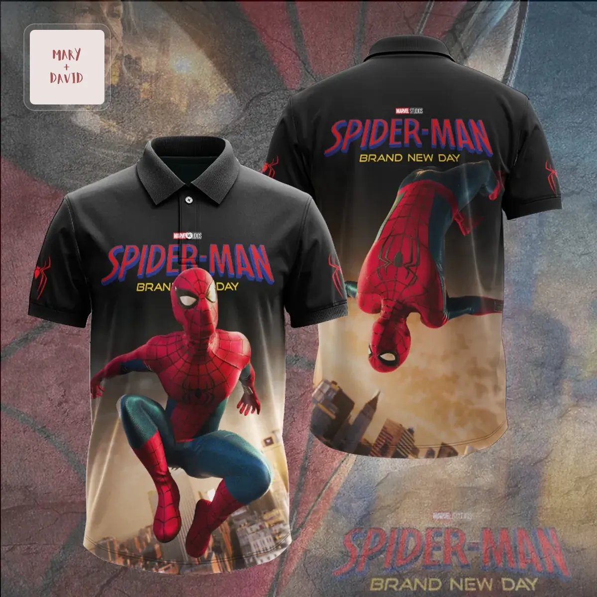 Spider-Man Brand New Day Premium Athletic Quick Dry 3D T-Shirt