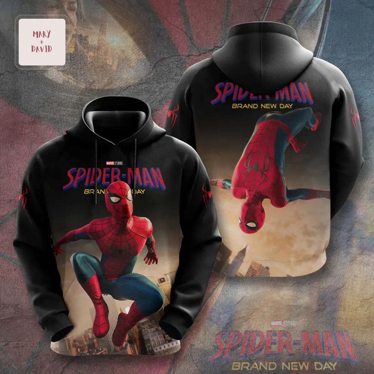 Spider-Man Brand New Day Premium Athletic Quick Dry 3D T-Shirt