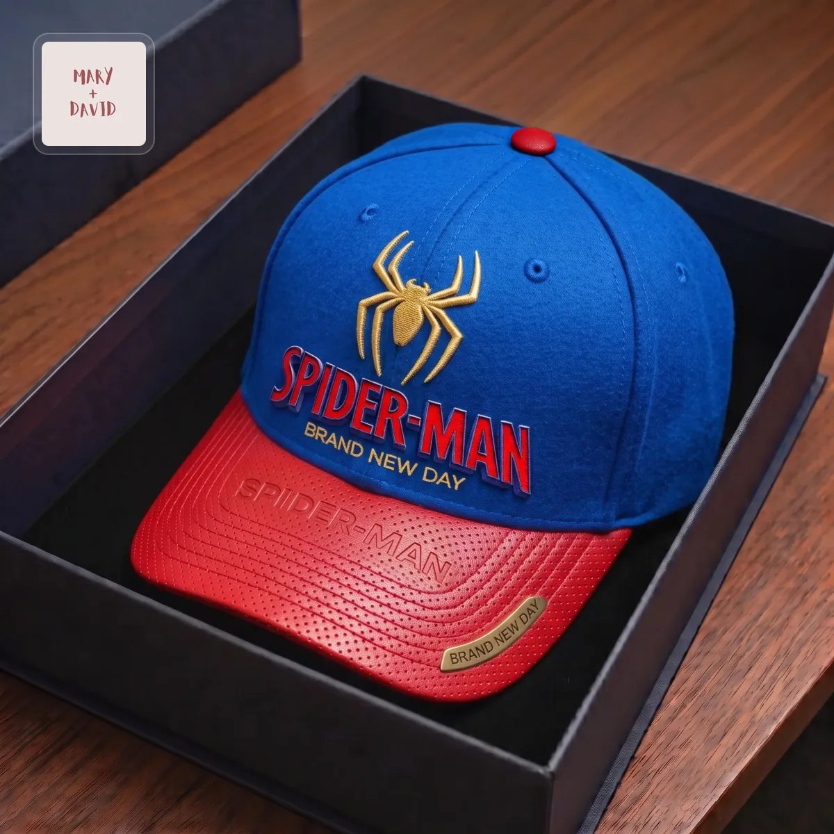 Spider-Man Brand New Day Premium Gold Embroidered Personalized Baseball Cap
