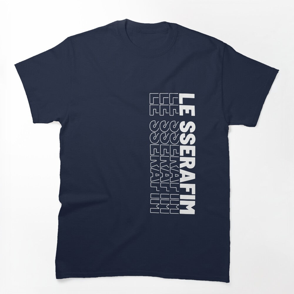 LE SSERAFIM Typography Shirt