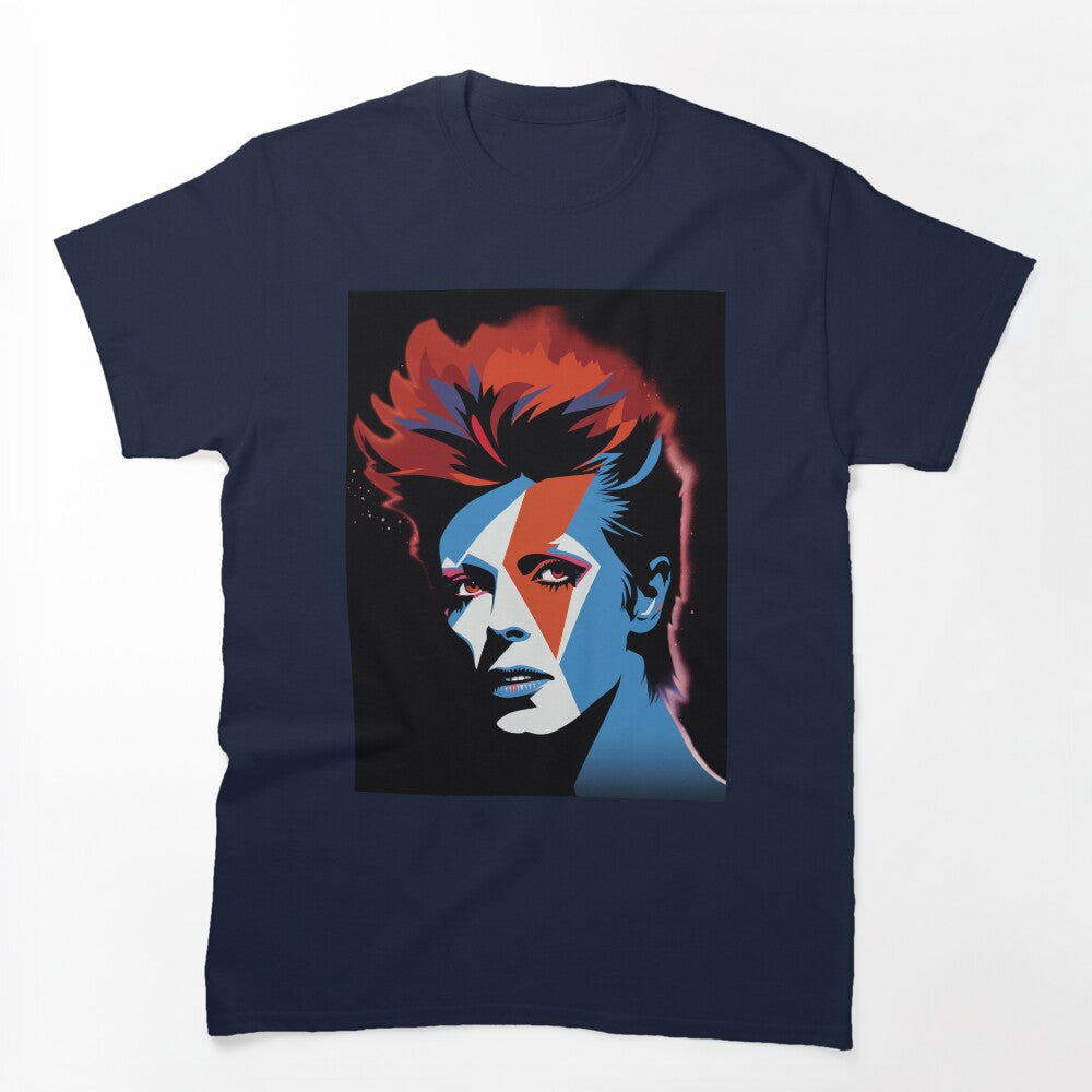 Aladdin Sane David Bowie Vector Art Shirt