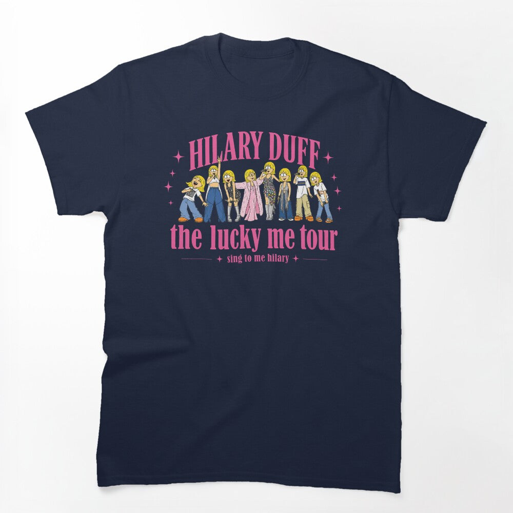 The Lucky Me Tour 2026 Hilary Duff Concert Vintage Pop Music Tour Shirt