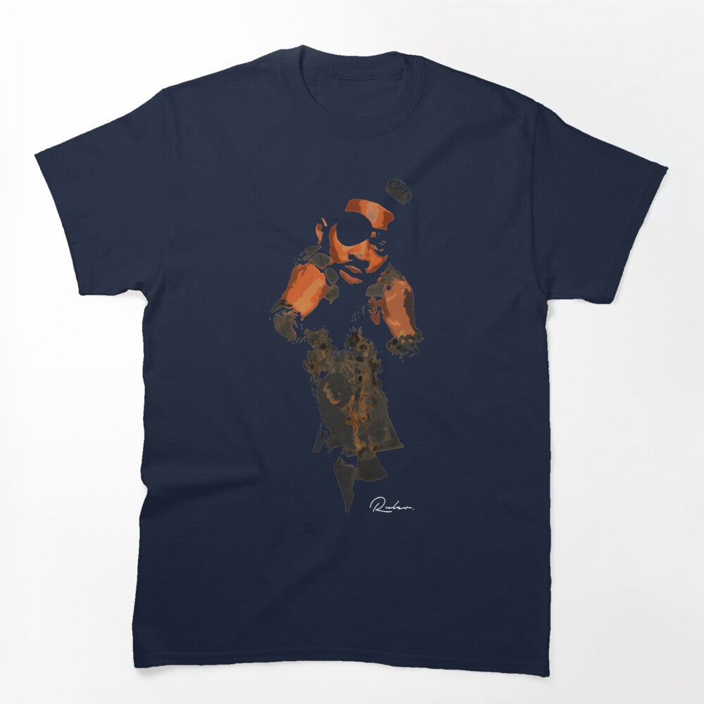Slick Rick Inspired Artistic Drawing With Retro Hip Hop Vibes Shirt