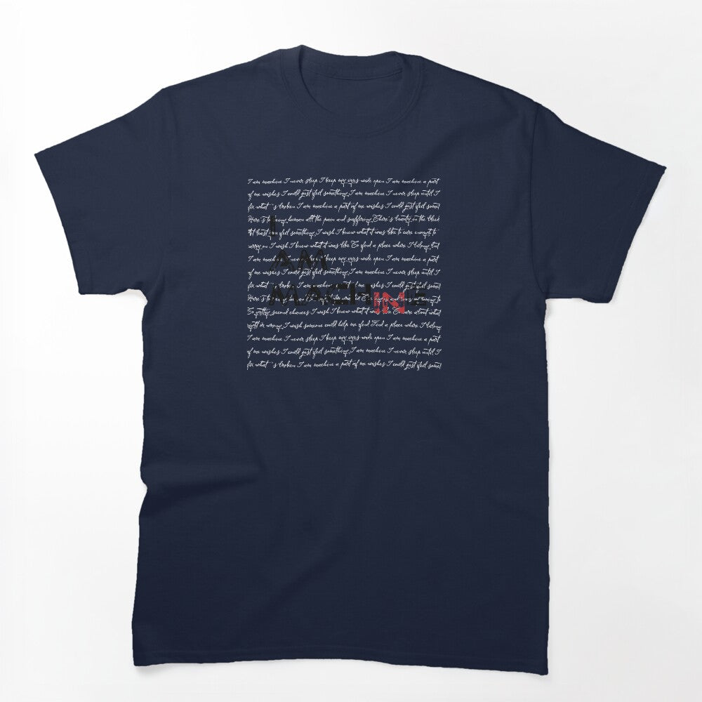 Three Days Grace I Am Machine Lyrics Shirt