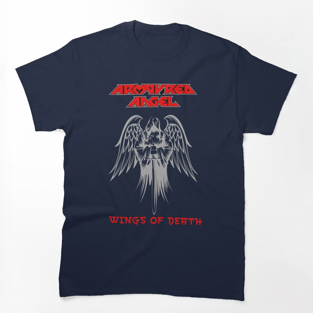 Armoured Angel- Australian Black Death Metal Wings Of Death Shirt
