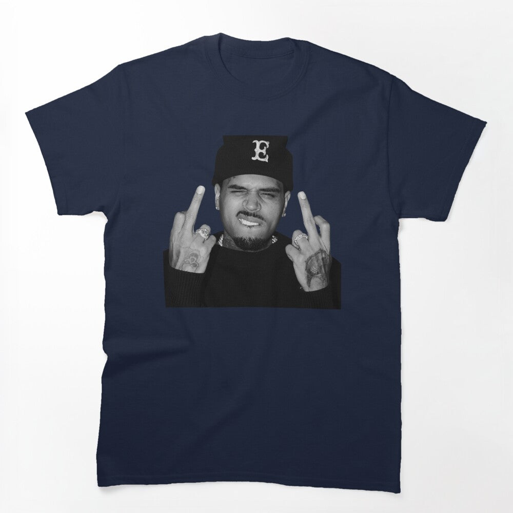 Chris Middle Finger Browns 2026 Music Tour Brown Usher RnB Tour Shirt
