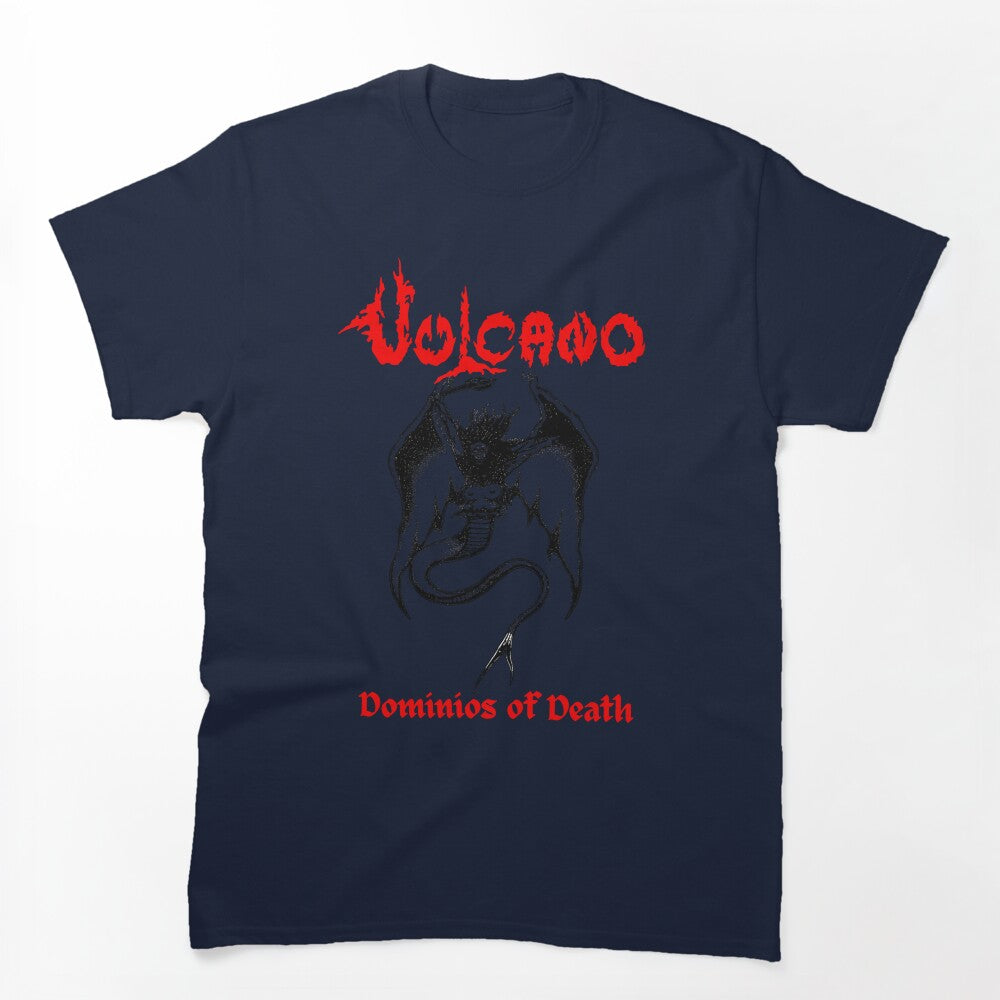 Vulcano- Dominios Of Death High Resolution Brazil Black Death Metal Shirt