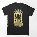 White Typography Gothic Metal Shirt