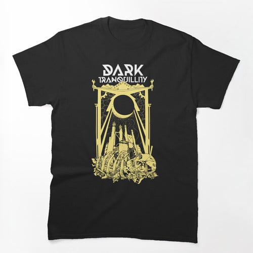 White Typography Gothic Metal Shirt
